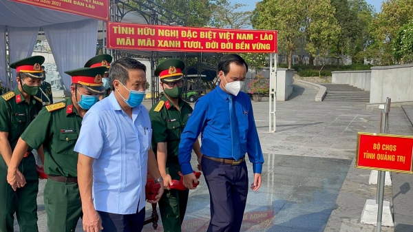 Truy điệu, an táng 24 hài cốt liệt sĩ quân tình nguyện hi sinh tại Lào
