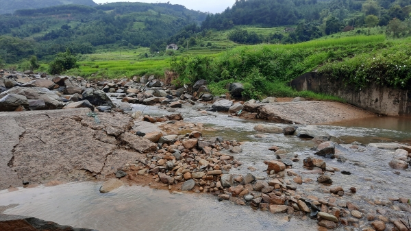 Nhiều công trình thủy lợi bị hư hỏng ở huyện miền núi Bình Liêu