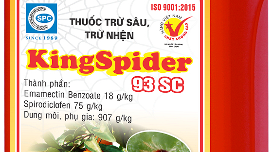 Thuốc trừ sâu, trừ nhện mới Kingspider 93 SC