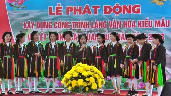 Quang Sơn xây dựng làng văn hóa kiểu mẫu