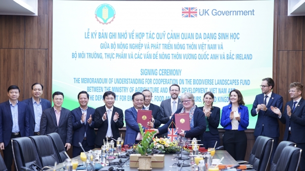 Việt Nam - Vương quốc Anh hợp tác triển khai Quỹ đa dạng sinh học