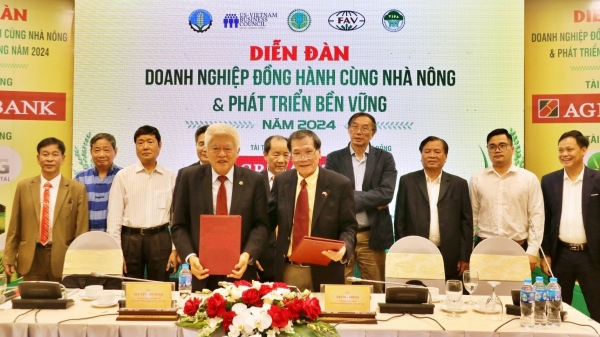 Tổng hội NN-PTNT Việt Nam ký hợp tác với Hội đồng kinh doanh Mỹ - Việt