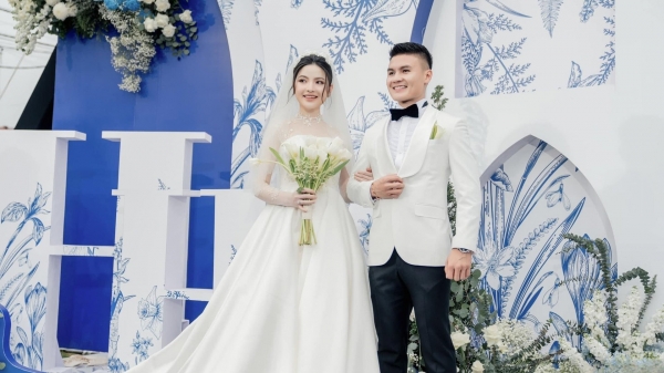 Vợ tiền vệ Quang Hải giải thích mâu thuẫn với studio ảnh cưới