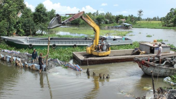 Hậu Giang: Nước mặn xuất hiện với nồng độ cao và lấn sâu vào nội đồng