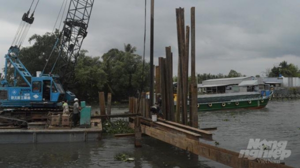 Kiên Giang: Đập tạm ngăn mặn được tháo dỡ, giao thông thủy trở lại bình thường