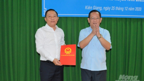 Ông Lê Hữu Toàn giữ chức Phó Giám đốc Sở NN-PTNT Kiên Giang