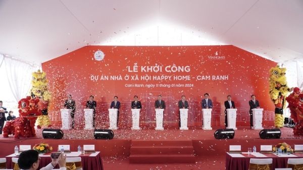 Vinhomes khởi công dự án nhà ở xã hội lớn nhất tỉnh Khánh Hòa