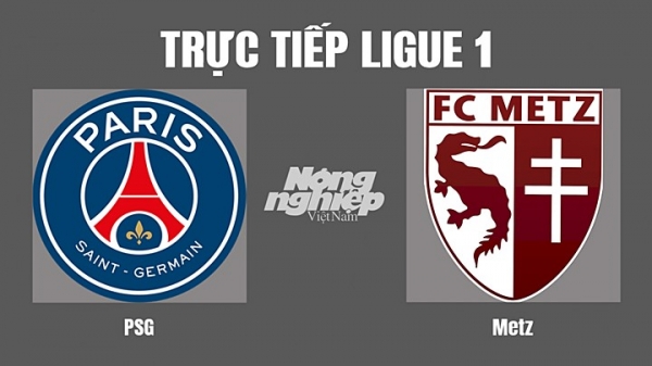 Trực tiếp PSG vs Metz giải Ligue 1 trên On Sports News hôm nay 22/5