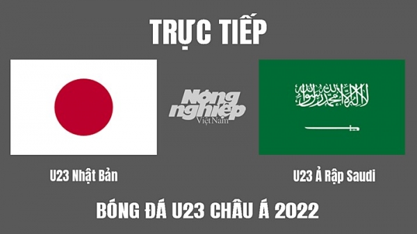 Trực tiếp Nhật Bản vs Ả Rập Saudi U23 Châu Á trên VTV6 hôm nay 6/6