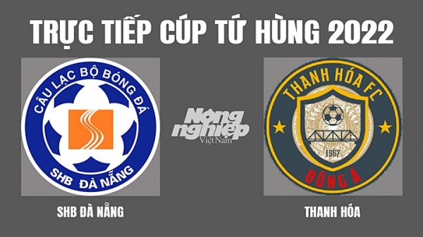 Trực tiếp Đà Nẵng vs Thanh Hóa giải Cúp Tứ hùng 2022 hôm nay 17/6