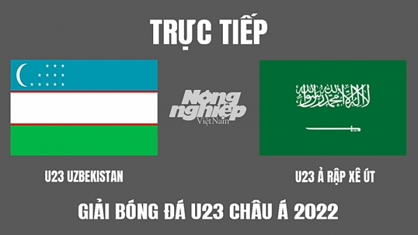 Trực tiếp Uzbekistan vs Saudi Arabia tại U23 Châu Á 2022 trên VTV6 hôm nay 19/6