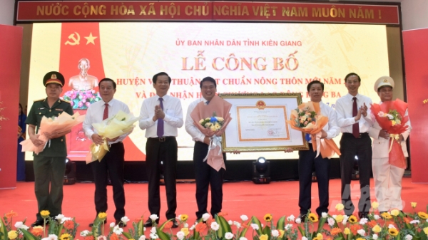 Vĩnh Thuận 10 năm xây dựng nông thôn mới thu nhập người dân tăng gấp đôi