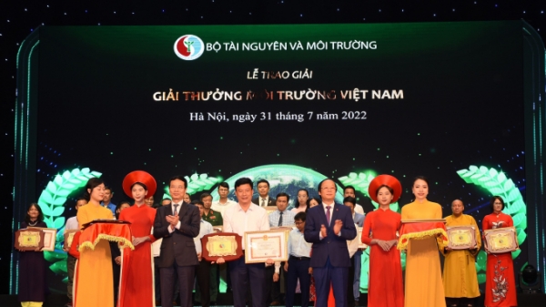 VQG Vũ Quang được vinh danh giải thưởng Môi trường Việt Nam năm 2021