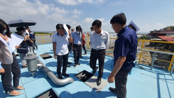 Hệ thống xử lý nước thải trị giá triệu đô tại cảng cá Ngọc Hải