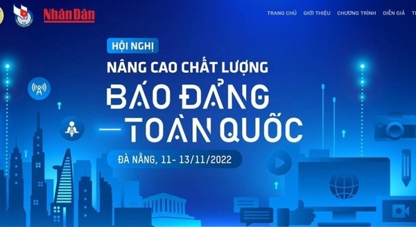 Ngày 12/11, Hội nghị 'Nâng cao chất lượng báo Đảng toàn quốc' sẽ diễn ra tại Đà Nẵng