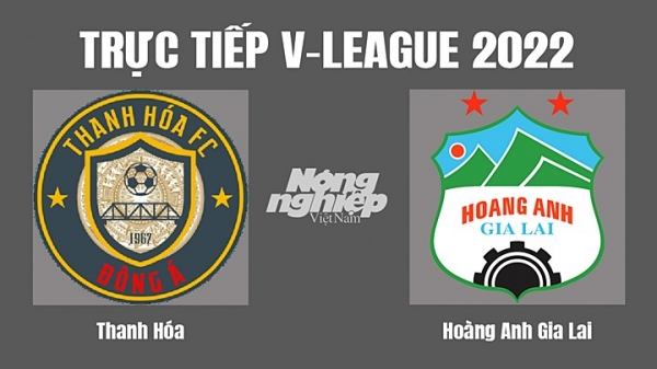 Trực tiếp Thanh Hóa vs HAGL giải V-League 2022 trên VTV5 TN hôm nay 13/11