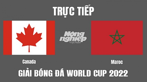 Trực tiếp Canada vs Morocco trên VTV5 hôm nay 1/12