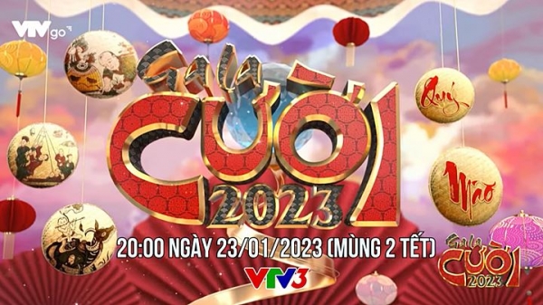 Lịch phát sóng chương trình Gala Cười 2023 trên VTV3