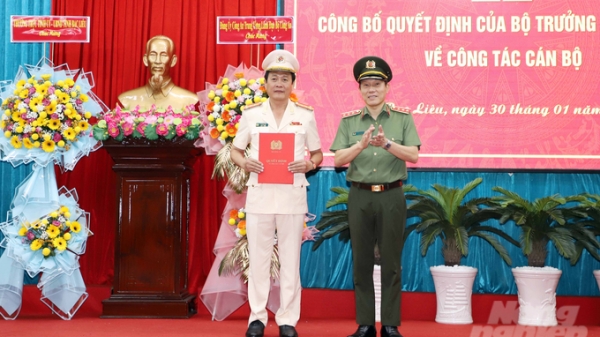 Đại tá Hồ Việt Triều giữ chức vụ Giám đốc Công an tỉnh Bạc Liêu