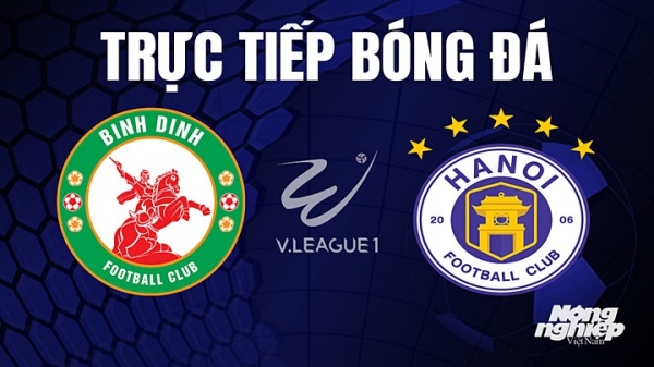 Trực tiếp Bình Định vs Hà Nội trên TV360 giải V-League 2023 hôm nay 17/4