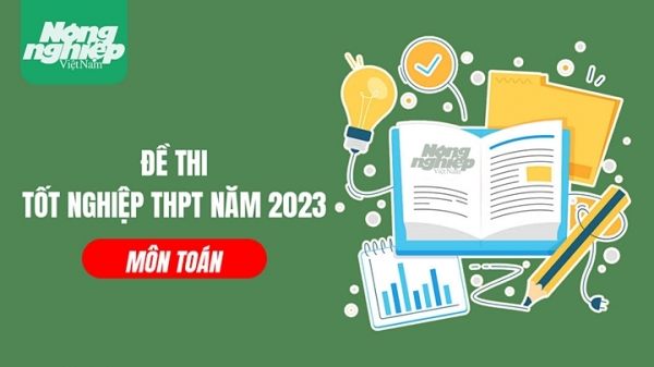 Đề thi môn Toán tốt nghiệp THPT Quốc gia năm 2023 [Chính thức]