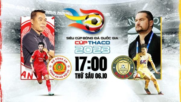 Trực tiếp CAHN vs Thanh Hóa tại Siêu cúp Quốc gia trên TV360 hôm nay 6/10