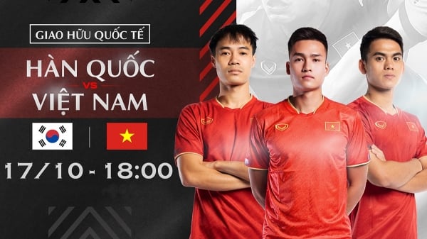 Trực tiếp ĐT Việt Nam vs ĐT Hàn Quốc trên VTV5 hôm nay 17/10/2023