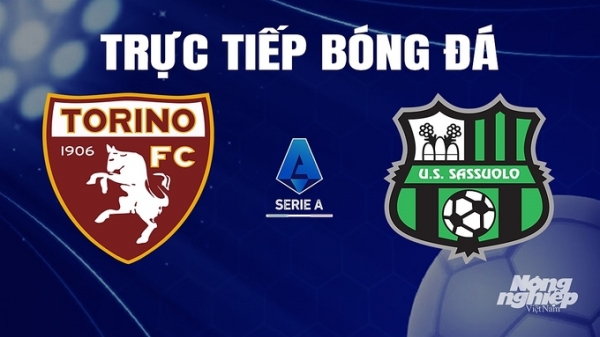 Trực tiếp Torino vs Sassuolo giải Serie A trên On Football hôm nay 7/11