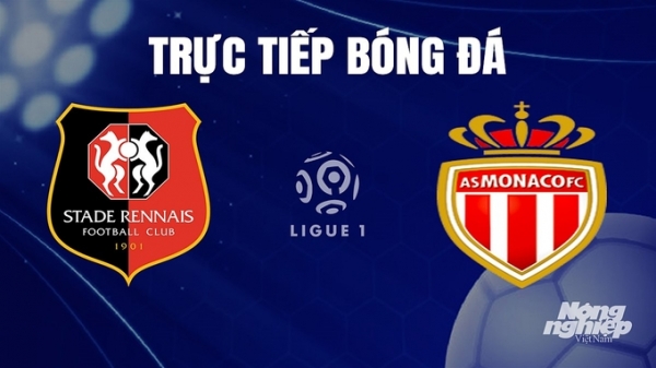 Trực tiếp Rennes vs Monaco trên On Sports+ giải Ligue 1 hôm nay 9/12/2023