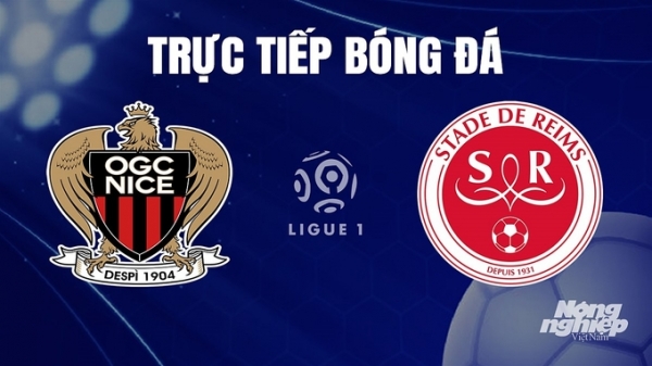 Trực tiếp Nice vs Reims giải Ligue 1 trên On Sports News hôm nay 10/12/2023