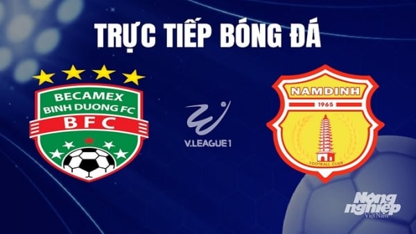 Trực tiếp Bình Dương vs Nam Định giải V-League 2023/24 trên FPTPlay hôm nay 16/12