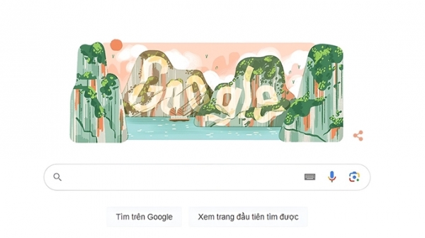 Google Doodle kỷ niệm Vịnh Hạ Long được công nhận Di sản Thế giới