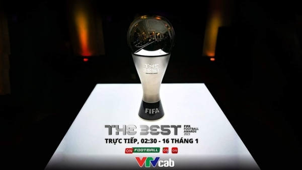 VTVcab sẽ trực tiếp Lễ trao giải FIFA The Best 2023