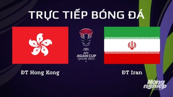 Trực tiếp Hong Kong vs Iran giải Asian Cup 2023 trên VTV2 ngày 20/1
