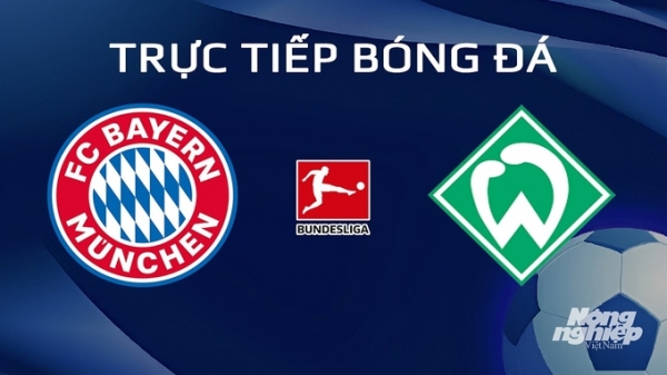 Trực tiếp Bayern Munich vs Werder Bremen giải Bundesliga trên On Sports News hôm nay 21/1