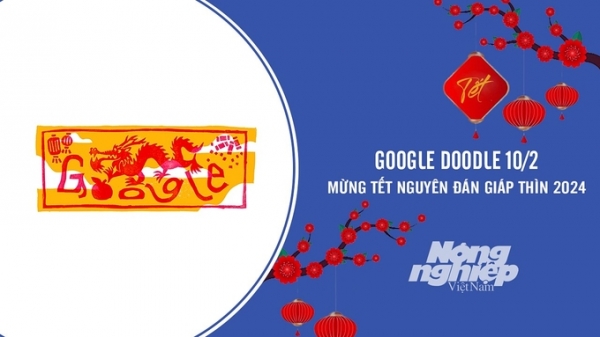 Google Doodle hôm nay 10/2: Mừng Tết Nguyên đán Giáp Thìn