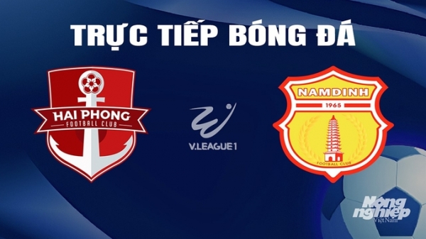 Trực tiếp Hải Phòng vs Nam Định giải V-League 2023/24 trên VTV5 hôm nay 17/2/2024