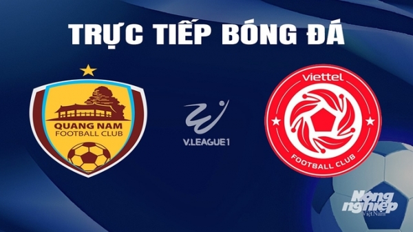 Trực tiếp Quảng Nam vs Viettel giải V-League 2023/24 trên TV360 hôm nay 27/2/2024