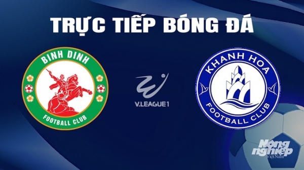 Trực tiếp Bình Định vs Khánh Hòa giải V-League 2023/24 trên TV360 hôm nay 9/3/2024