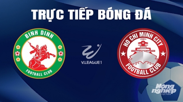 Trực tiếp Bình Định vs TP.HCM giải V-League 2023/24 trên TV360 hôm nay 31/3/2024