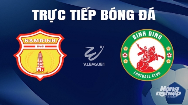 Trực tiếp Nam Định vs Bình Định giải V-League 2023/24 trên VTV5 hôm nay 5/4/2024