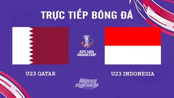 Trực tiếp Qatar vs Indonesia giải U23 Châu Á 2024 trên VTV5 hôm nay 15/4