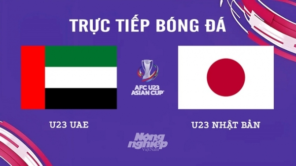 Trực tiếp UAE vs Nhật Bản giải U23 Châu Á 2024 trên VTV5 hôm nay 19/4