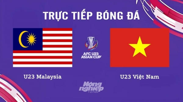 Trực tiếp Việt Nam vs Malaysia giải U23 Châu Á 2024 trên VTV5 hôm nay 20/4