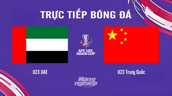 Trực tiếp UAE vs Trung Quốc giải U23 Châu Á 2024 trên VTV5 TNB ngày 22/4