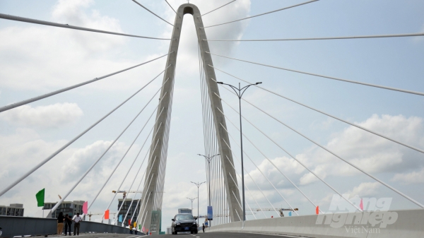 Cầu Thủ Thiêm 2 chính thức thông xe từ 15h hôm nay