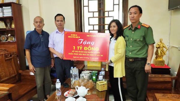 Tập đoàn Masan đóng góp 1 tỷ đồng hỗ trợ người dân huyện Kỳ Sơn