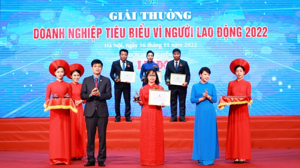 Vedan Việt Nam giữ vững danh hiệu 'Doanh nghiệp tiêu biểu vì Người lao động' 2022