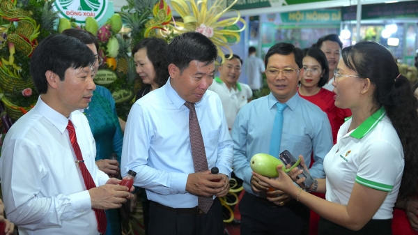 Khai mạc Hội chợ trái cây, hàng nông sản Bình Phước 2023
