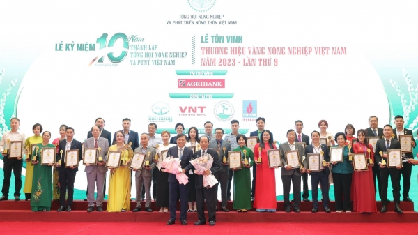 Sản phẩm Vedan đạt 'Thương hiệu Vàng nông nghiệp Việt Nam' lần thứ 8